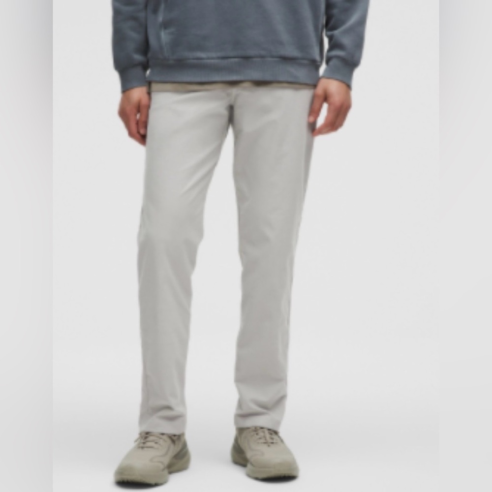 Lululemon Men's ABC Classic Fit Pants, Seal Grey, 34”x34”